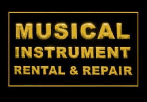 Musical Instrument Rental Repair LED Neon Sign